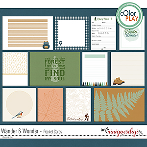 Wander and Wonder Pocket Cards by ninigoesdigi