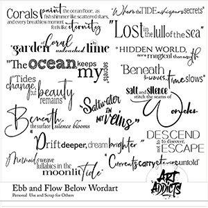Ebb and Flow Below Wordart