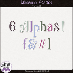 Blooming Garden Alphas by ADB Designs