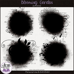 Blooming Garden Masks by ADB Designs
