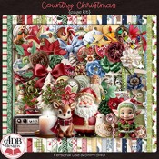Country Christmas Page Kit by ADB Designs