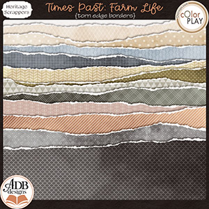 Times Past: Farm Life Torn Edge Borders by ADB Designs Times Past: Farm Life Torn Edge Borders by ADB Designs