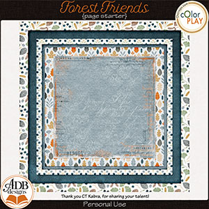 Forest Friends Stacked Paper Gift 02 by ADB Designs