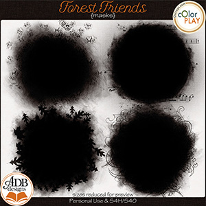 Forest Friends Masks by ADB Designs