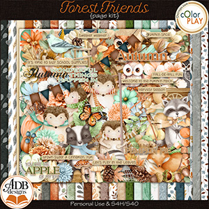 Forest Friends Page Kit by ADB Designs