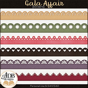 Gala Affair Borders by ADB Designs
