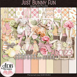 Just Bunny Fun Page Kit Plus by ADB Designs