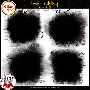 Lucky Ladybug Masks by ADB Designs