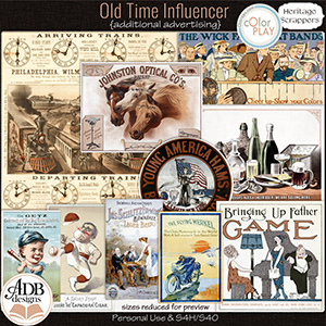 Old Time Influencer Additional Advertising by ADB Designs