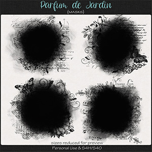 Parfum de Jardin Masks by ADB Designs