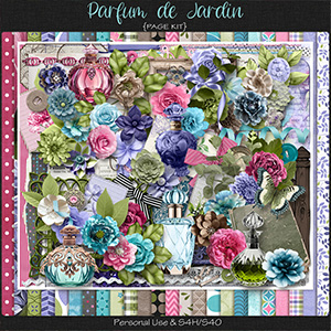 Parfum de Jardin Page Kit by ADB Designs