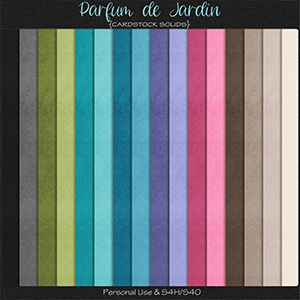 Parfum de Jardin Solid Papers by ADB Designs
