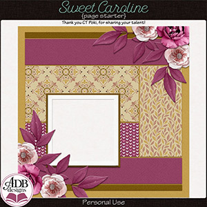 Sweet Caroline Quick Page Gift 05 by ADB Designs
