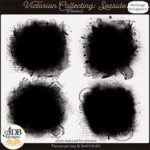 Victorian Collecting Seaside Masks by ADB Designs