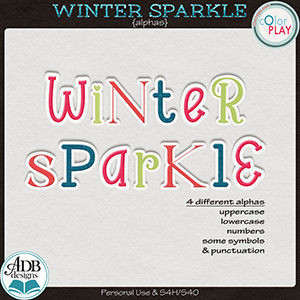 Winter Sparkle Alphas by ADB Designs