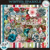 Winter Sparkle Page Kit by ADB Designs