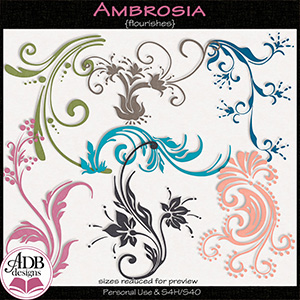 Ambrosia Flourishes by ADB Designs