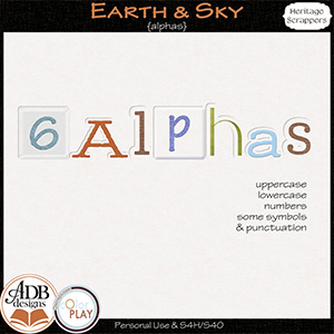 Earth & Sky Alphas by ADB Designs