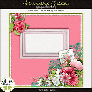 Friendship Garden Quick Page Gift 04 by ADB Designs