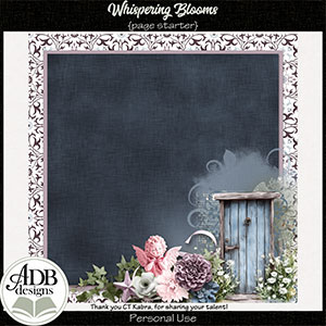 Whispering Blooms Stacked Paper Gift 01 by ADB Designs