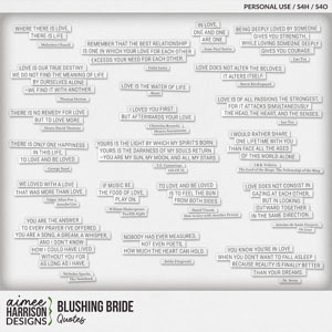 Blushing Bride Quotes by Aimee Harrison