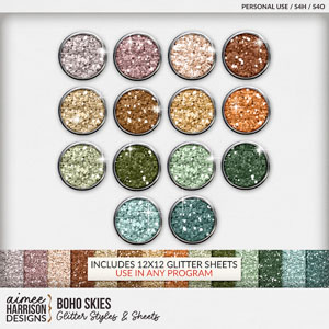Boho Skies Glitters by Aimee Harrison