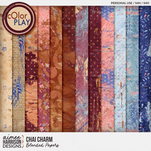 Chai Charm Blended Papers by Aimee Harrison