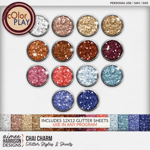 Chai Charm Glitters by Aimee Harrison