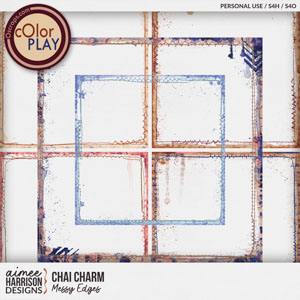 Chai Charm Messy Edges by Aimee Harrison