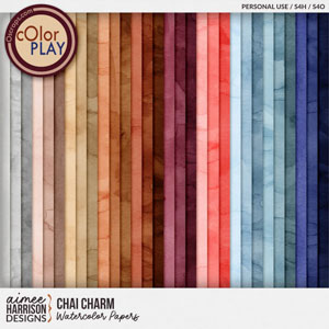 Chai Charm Watercolor Papers by Aimee Harrison
