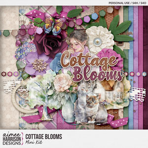 Cottage Blooms Mini Kit by Aimee Harrison