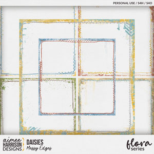 Daisies Messy Edges by Aimee Harrison