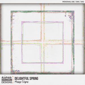 Delightful Spring Messy Edges by Aimee Harrison
