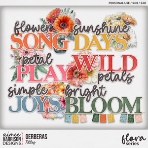 Gerberas Titles by Aimee Harrison