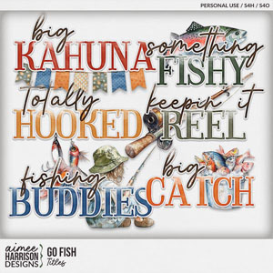 Go Fish Titles by Aimee Harrison