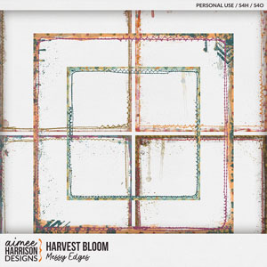Harvest Bloom Messy Edges by Aimee Harrison