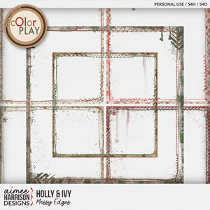 Holly & Ivy Messy Edges by Aimee Harrison