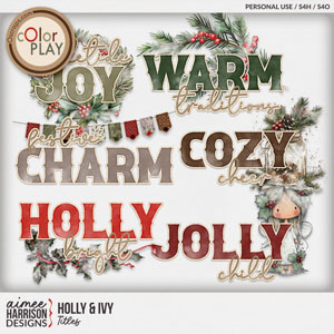 Holly & Ivy Titles by Aimee Harrison