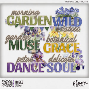 Irises Titles by Aimee Harrison