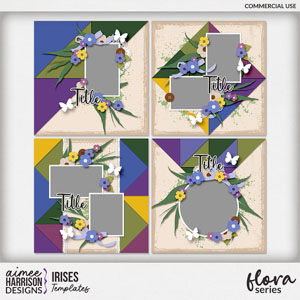 Irises Templates by Aimee Harrison