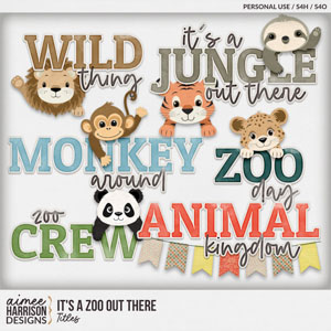 It's a Zoo Out There Titles by Aimee Harrison