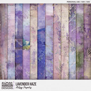 Lavender Haze Artsy Papers by Aimee Harrison