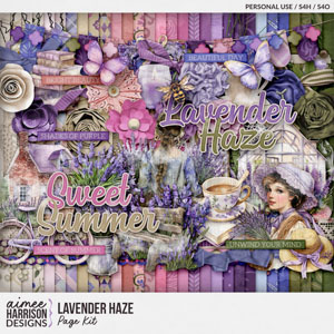 Lavender Haze Page Kit by Aimee Harrison