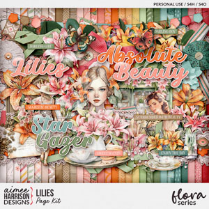 Lilies Page Kit by Aimee Harrison