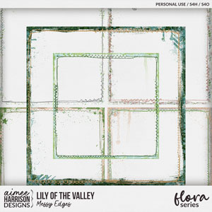 Lily of the Valley Messy Edges by Aimee Harrison