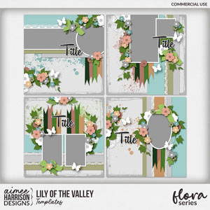 Lily of the Valley Templates by Aimee Harrison