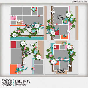 Lined Up #3 Templates by Aimee Harrison