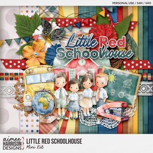 Little Red Schoolhouse Mini Kit by Aimee Harrison
