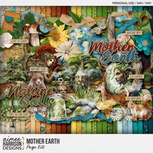 Mother Earth Page Kit by Aimee Harrison