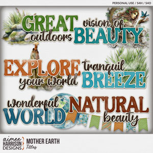 Mother Earth Titles by Aimee Harrison